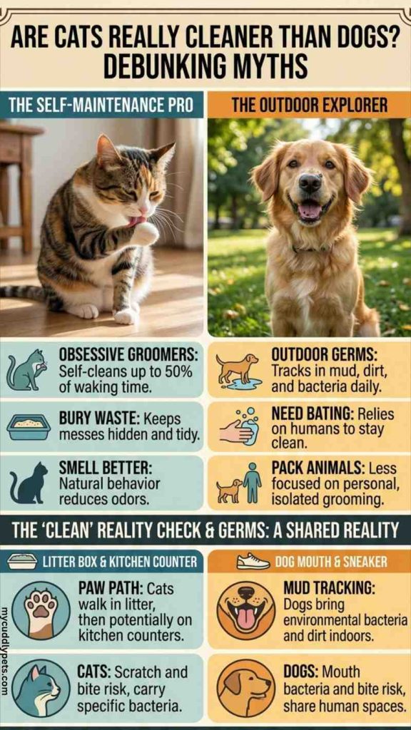 Are Cats Cleaner Than Dogs?