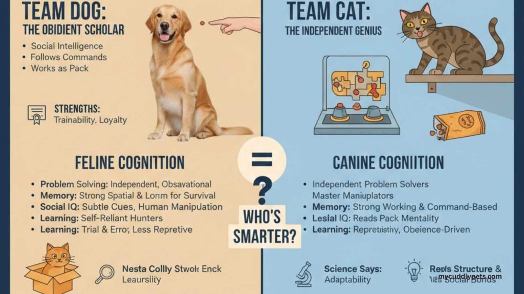are cats smarter than dogs