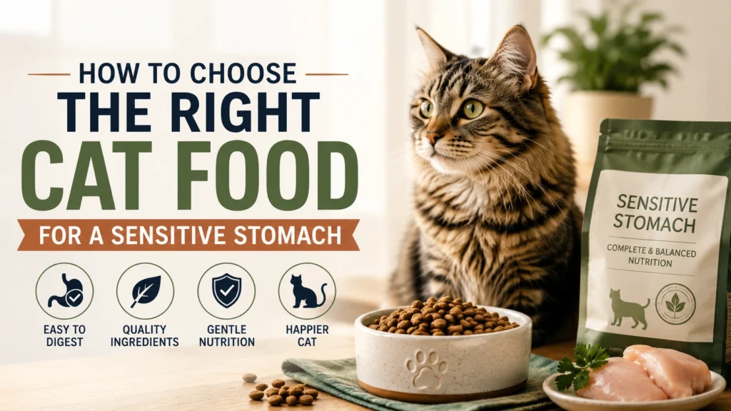Best Cat Food for Sensitive Stomach