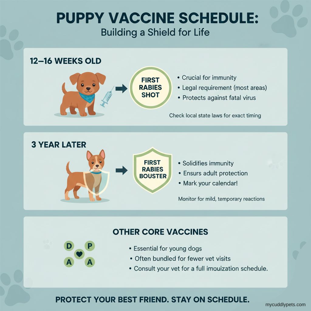 Puppy vaccine schedule