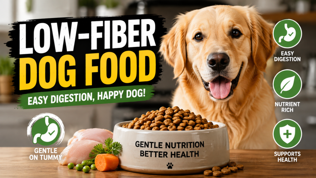 Low-Fiber Dog Food