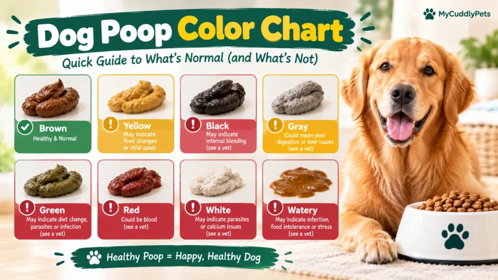 Dog Poop Color Chart